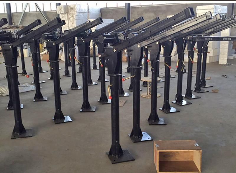 500kg/1000kg Pickup Jib Crane with Battery 12V/24V Powered