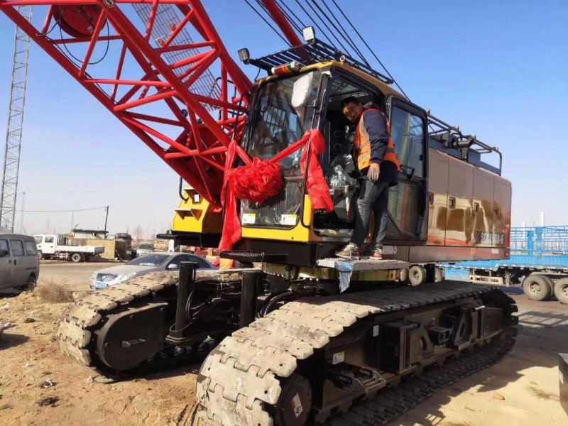 Boom Length 57m Mobile 80 Ton Crawler Crane (SCC850A)