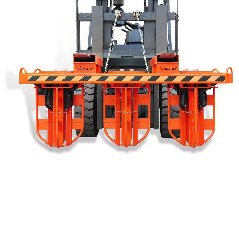 Yl6 /Yl8 Mechanical Automatic Clamping Forklift Mounted Clamp Hoist 3000kg/4000kg