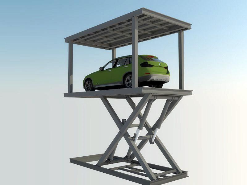 Garage Invisible Scissor Hydraulic Car Lift