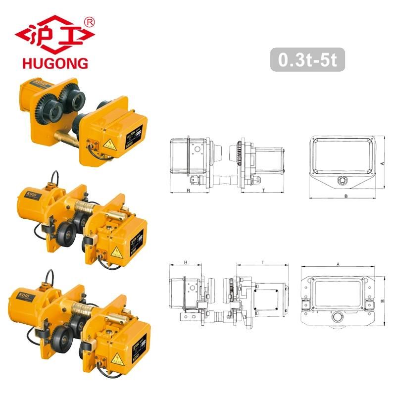 Electric Beam Trolley Work with Hoist Block