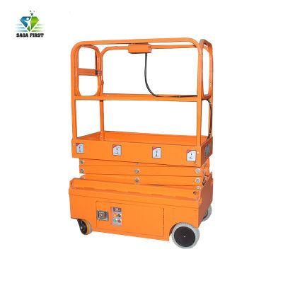 Hydraulic Rail Lift Table Rail Scissor Lift Aerial Working Platform