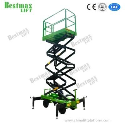 6m Electric Scissor Lift Table Man Lift for Aerial Work