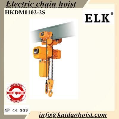 1ton Electric Chain Hoist Made in China Manufacturer