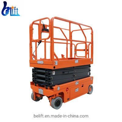 CE ISO Electric Driven Aerial Man Construciton Work Scissor Lift Platform
