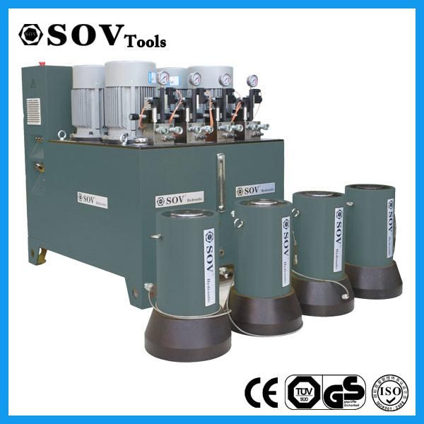 PLC Multi Points Hydraulic Synchronous Lifting System (SOV-PLC)