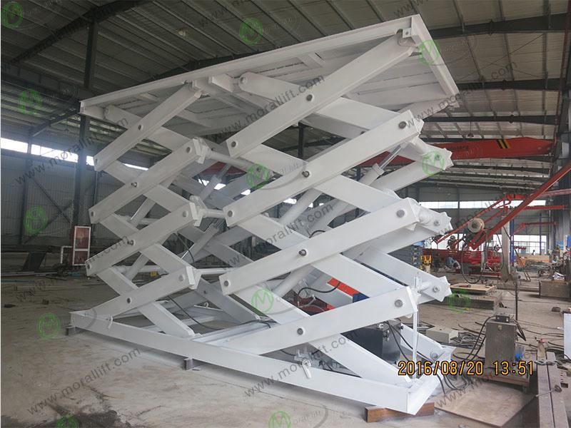 1000kg Hydraulic Forklift Scissor Dock Lift with CE