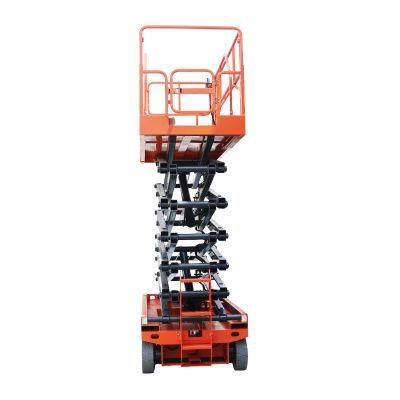 Battery Charger Type Self-Propelled Scissor Lift for Rental