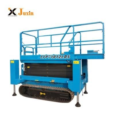 Hydraulic Electric All Rough Terrain Crawler Scissor Lift Outdoor Scissor Lift Platform