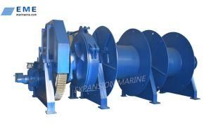 62mm Marine Hydraulic Anchor Winch with Double Drums