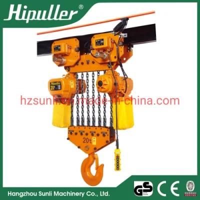 China Factory 0.3t to 100t 3 Phases or 1 Phase 380V or 220V Overhead Crane Electric Chain Block and Chain Hoist