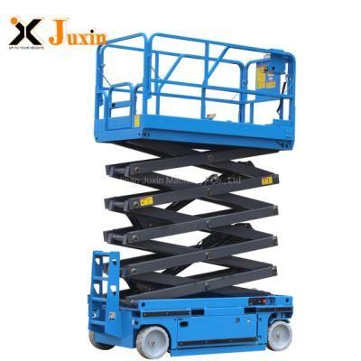 10m 12m 16m Battery Operate Self Propelled Scissor Lift with CE