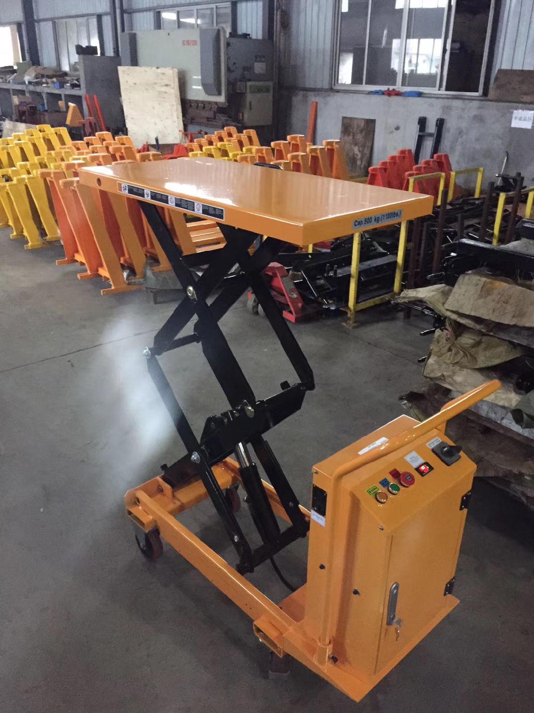 Double Scissor Simply-Constructed Durable Electric Scissor Lifting Equipment