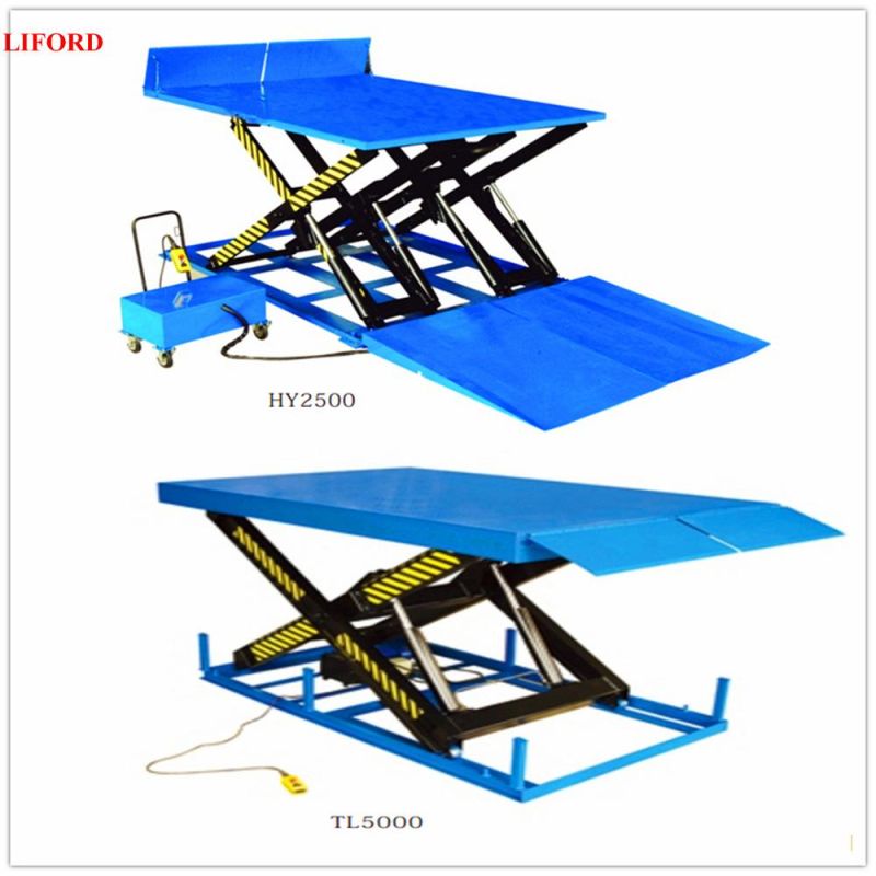 Electric Stationary Lift Tables for Warehouse Trucks