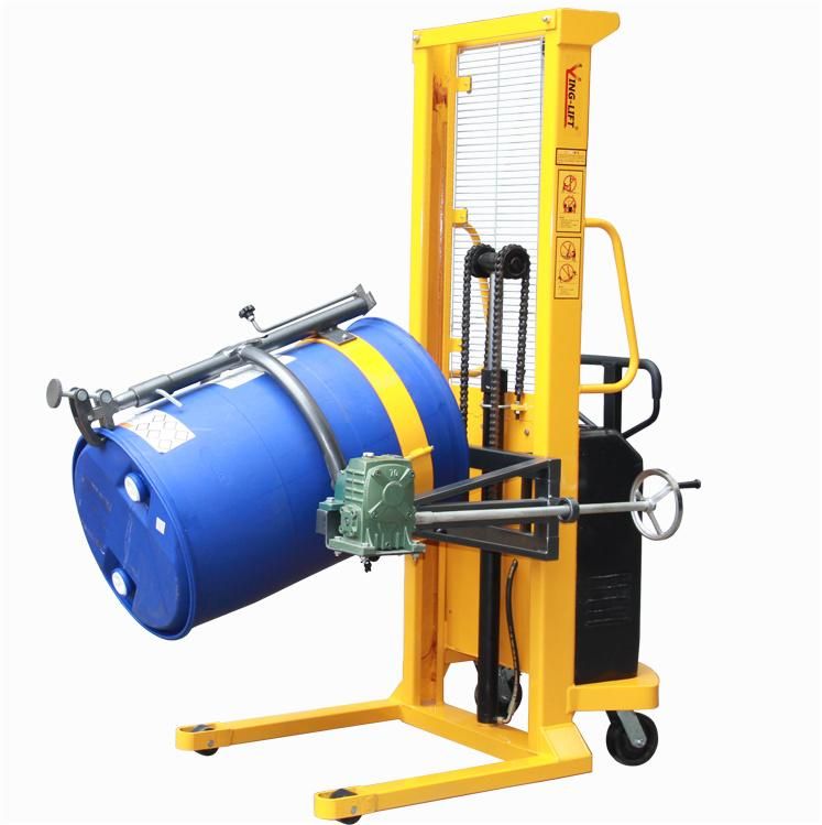 Electric Hydraulic Oil Drum Pallet Stacker Lifter with High Quality Barrel Stacker Yl520 Series
