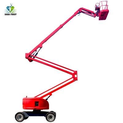 China Boom Lift Self Propelled Four Wheels Articulated Lift