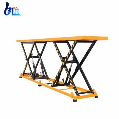 Customize 1.3m Platform Loading 2000kg Stationary Hydraulic Table Lift Air Lifting Jack