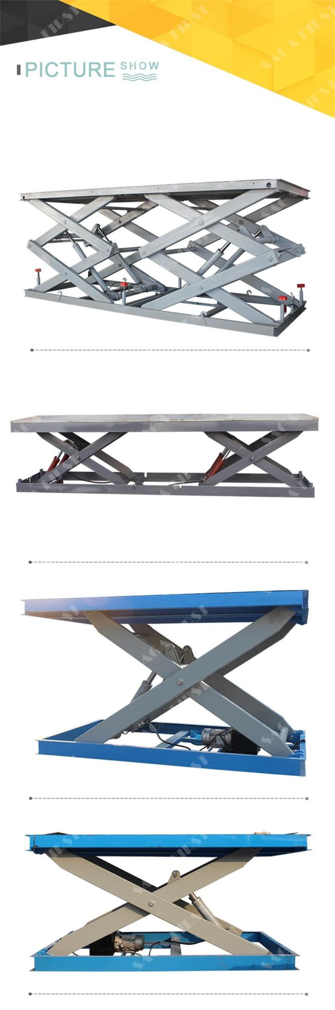 Cheap Fixed Workshop Hydraulic Scissor Stationary Cargo Lift Table