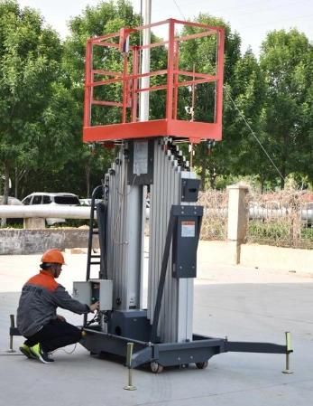 High Configuration Simple Structure Vertical Lifting Man Aluminum Platform