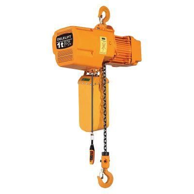 Dlhk00501 0.5ton Crane Lifting Hoist Winch Block Electric Chain Hoist