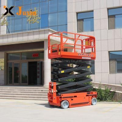 Full Electric Self Propelled Mobile Scissor Lift Table for Cleaning or Maintain