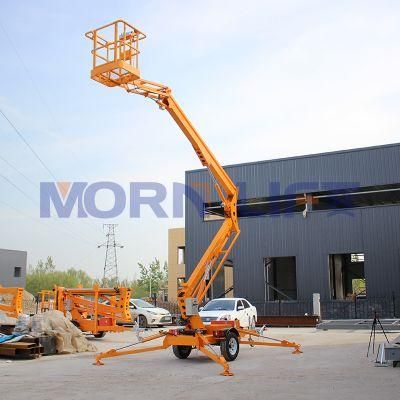 Warehouse Crane Special Weight Level Morn Film Packed and Load in One 20FT Container Hydraulic Boom Lift