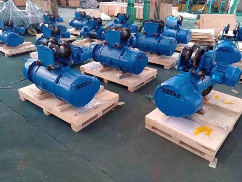 2 Ton 5 Ton 10 Ton CD1 MD Single Double Speed Winch Electric Wire Rope Hoist for Overhead Crane Lifting Goods