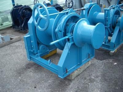 Marine Offshore Windlass Anchor Winch 200kn - 1500kn Single / Double / Multiple Drum