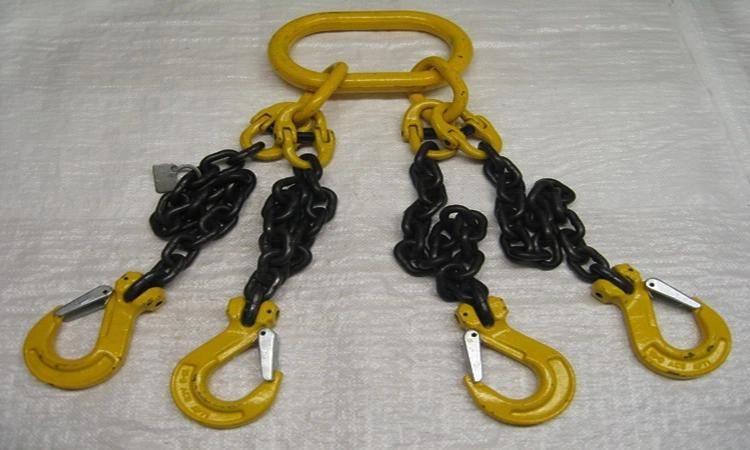 Rigging G80 Eye Self-Locking Hook for Lifting Chain Slings