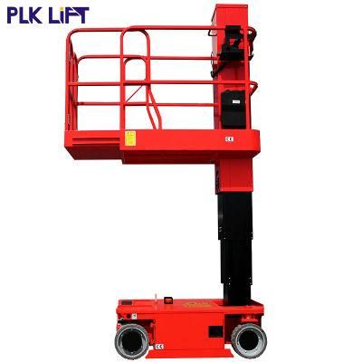 3m 5m Aerial Elevating Platform Single Vertical Mast Man Lift