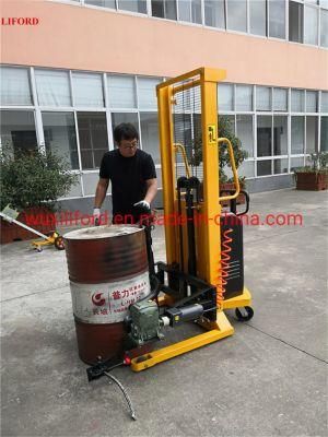520kg Multi-Function Electric Drum Dumper with Electric Rotation 180 Degree, Drum Lifter Cum Tilter