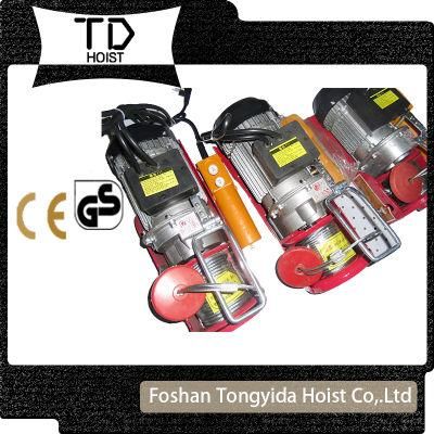 220V 20 Meters PA Mini Electric Wire Rope Hoist Hot Sell