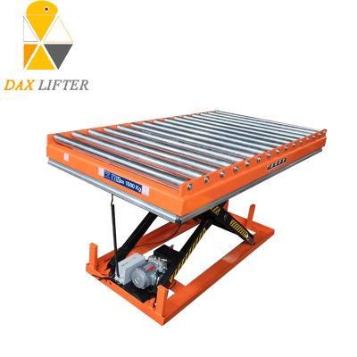 Heavy Duty Large Load Scissor Lifting Table with Roller