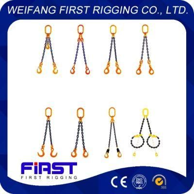 G80 Polished Alloy Steel Link Chain Sling for Hoisting Device