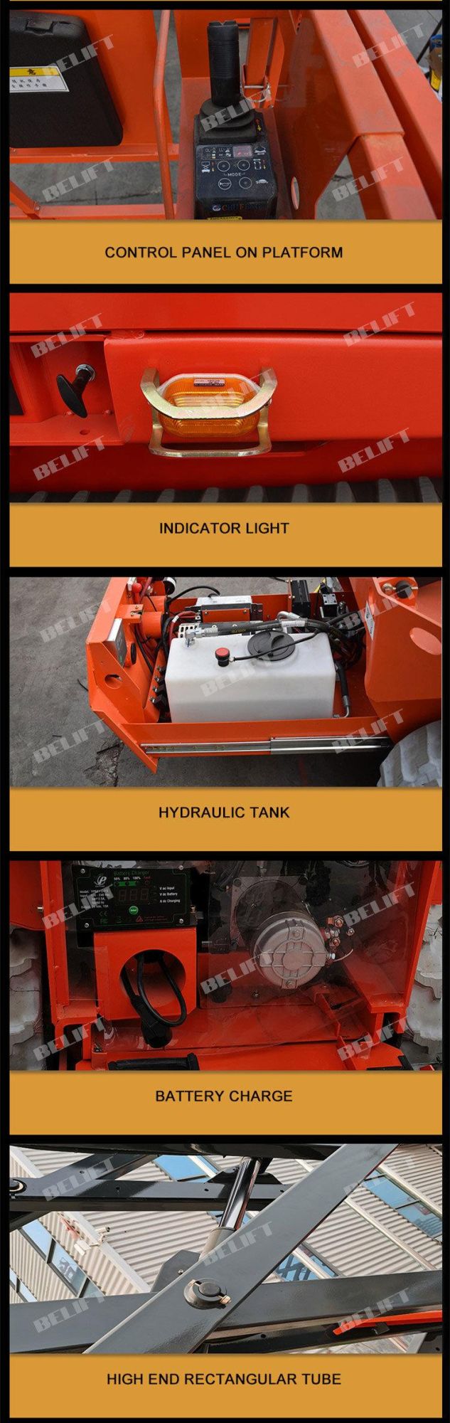 Hydraulic Automatic Crawler Tracked Scissor Lift for Construction
