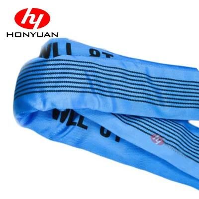 Polyester Endless Round Sling / Flat Eye Webbing Lifting Strap Belt