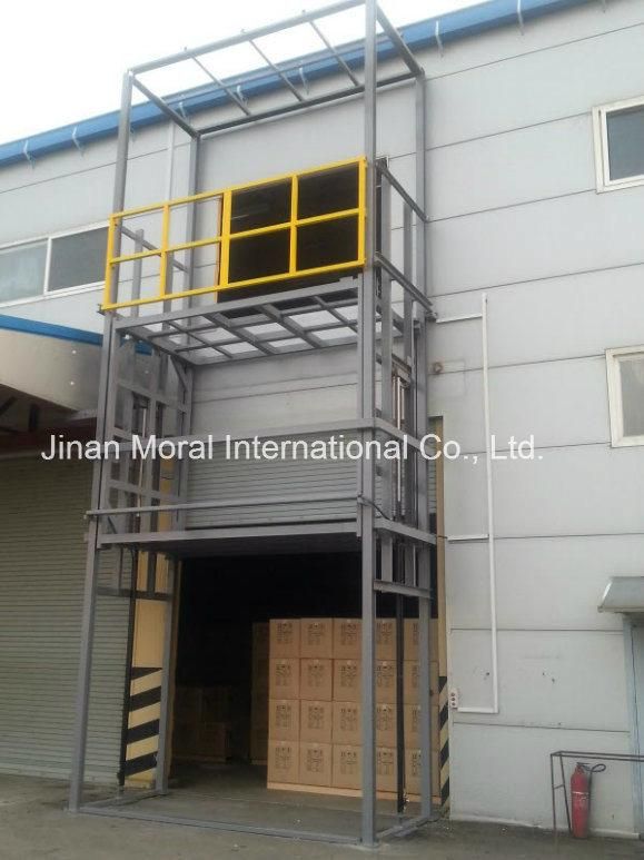 Lead Rail Hydraulic Cargo Lift for Sale