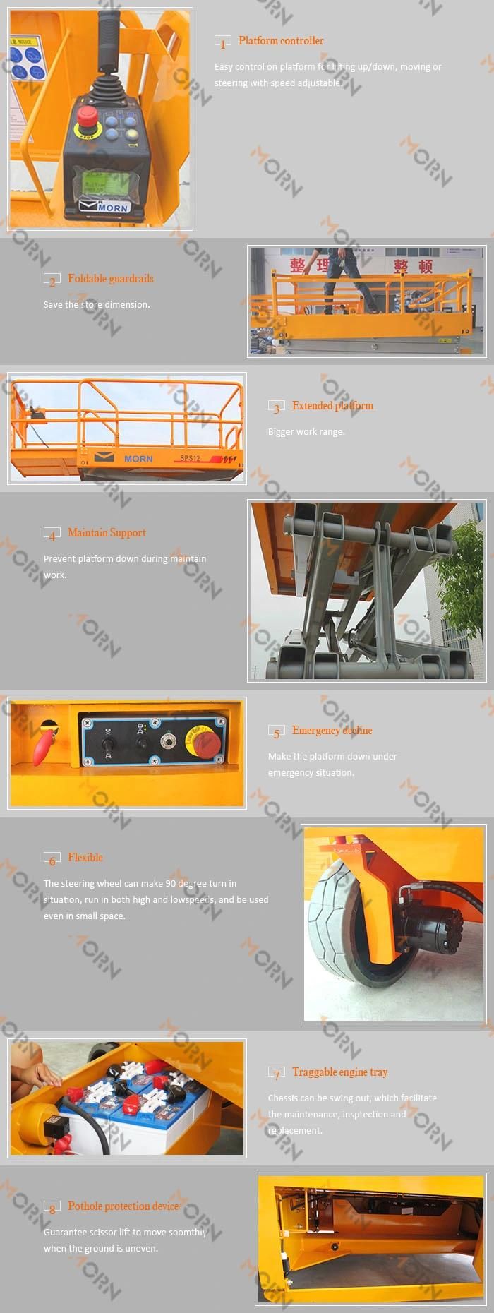 8m Height Electric Man Lift