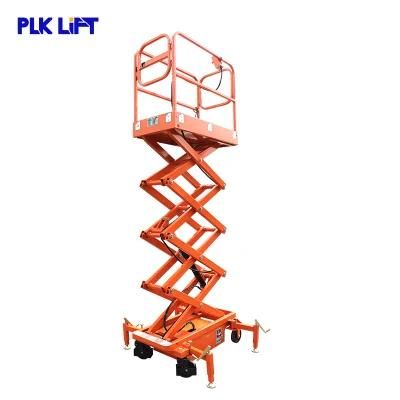 3m 3.9m Manual Push Scissor Lift Platform 220V