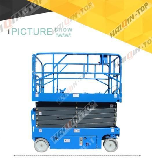 China 14m Mini Self Propelled Aerial Hydraulic Electric Mobile Scissor Lift for Sale