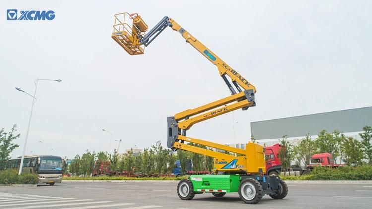 XCMG Official Electric Self Propelled Aerial Work Platform for Sale 18 - 20m Towable Articulating Boom Lift Man Lift Aerial Work Platform Xga18ack Price