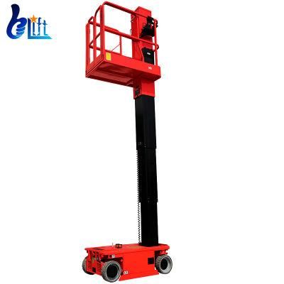 Telescoping Vertical Lifting Tools Electric Single Mast Man Lift