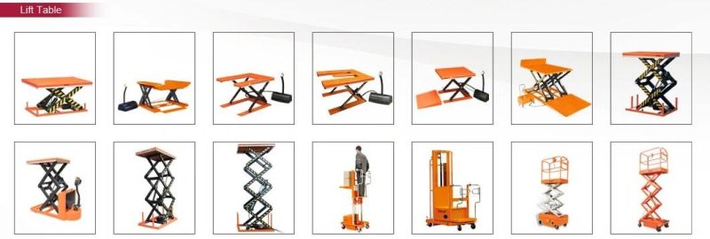 Electric Hydraulic Scissor Lift Aerial Work Platform Mobile Hydraulic Scissor Lift Table