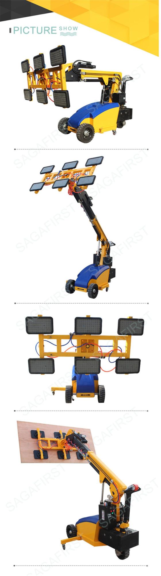 Easy to Move Around Heavy Duty Vacuum Lifter