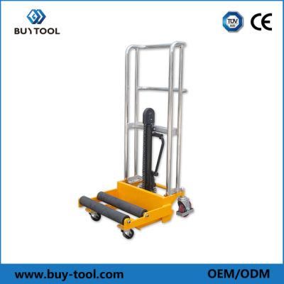 Manual Roller Stacker for Narrow Areas
