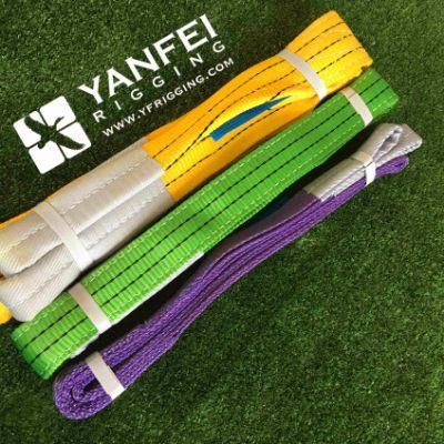 100% Polyester En1492-1 Flat Webbing Sling