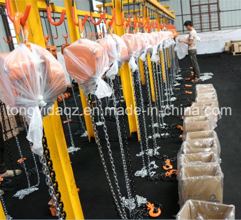 High Quality 1ton to 30ton Vital Chain Block Best Selling Manual Lifting