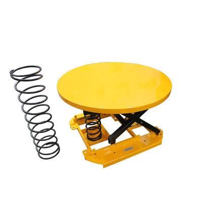 Self-Balancing Spring Level Loader Pallet Positioning Lift Table