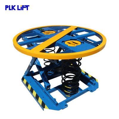 Mechanical Self Leveling Pallet Lift Table 2ton