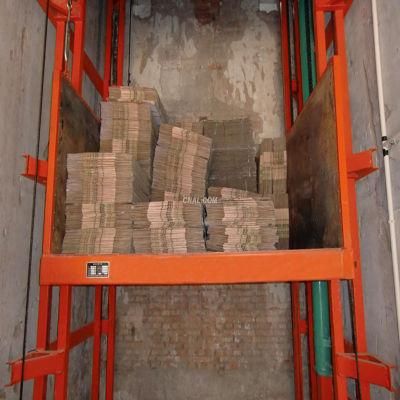 Lead Rail Hydralic Warehouse Cargo Lift